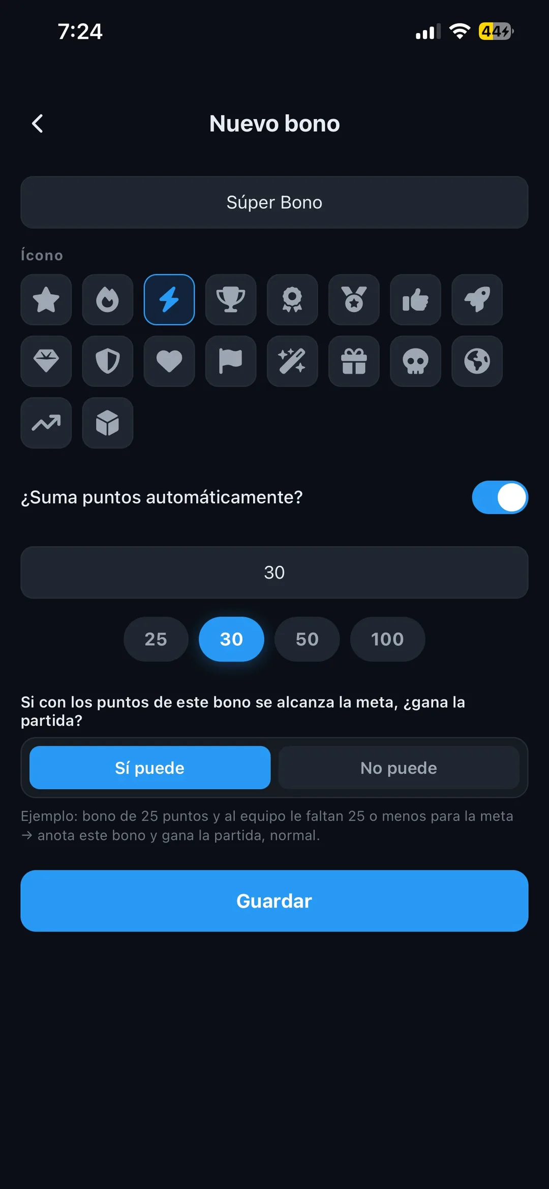 Crea tu propio bono, con ícono incluido